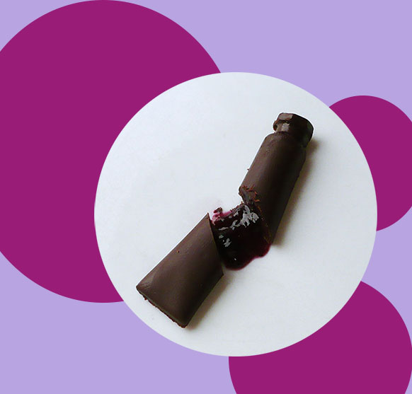 tube peinture chocolat confiture