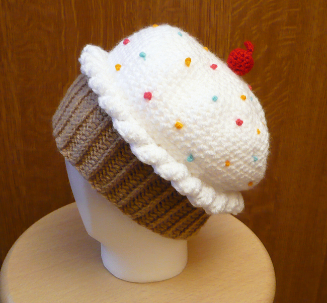 bonnet cupcake crochet DIY