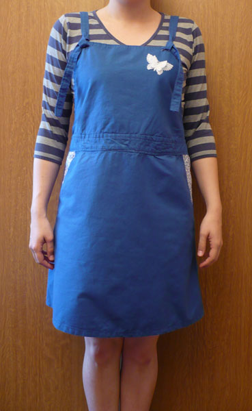 robe salopette bleu couture japonaise