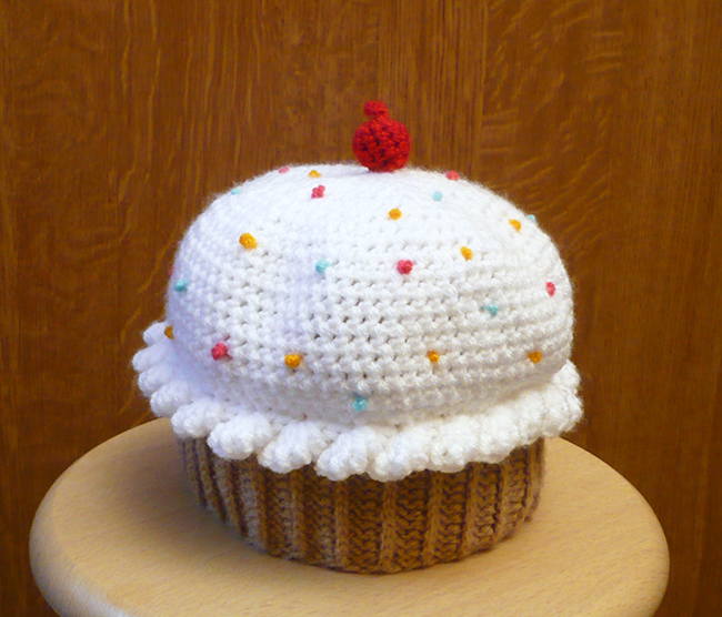 bonnet cupcake au crochet