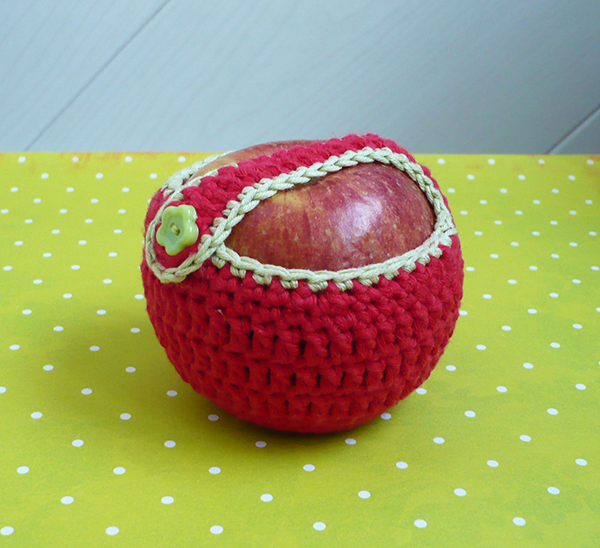 étui fruit crochet