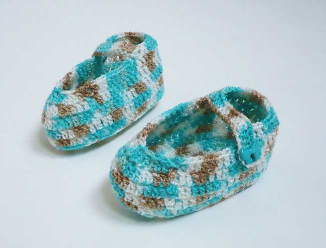 chaussons bébé crochet22